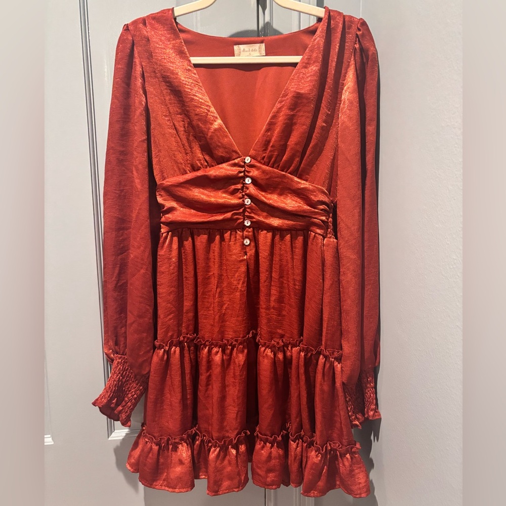 Altar'd State Red Mini Dress